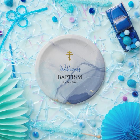 Flüsse des lebenden Wassers Orthodoxe Christliche Pappteller (Party)