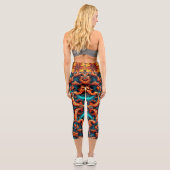 Flüsse fließen hindurch capri leggings (Rückseite)