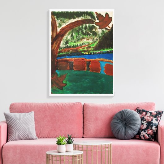 Flüsse Gestohlene Leinwand Prin (Insitu (Wohnzimmer))