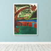 Flüsse Gestohlene Leinwand Prin (Insitu (Holzboden))