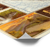 Flüsse in Mexiko Poster (Ecke)