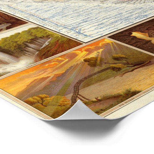 Flüsse in Mexiko Poster (Ecke)