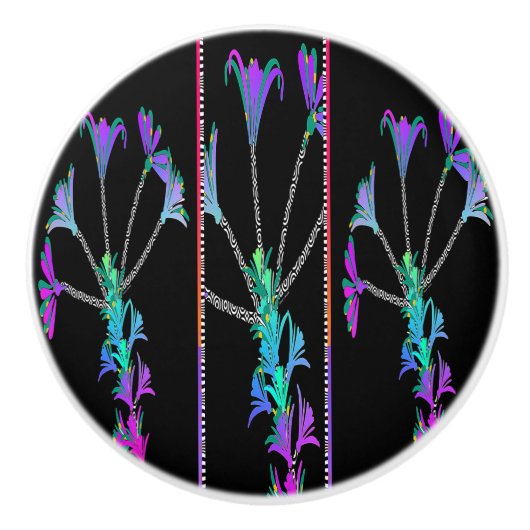 FLÜSSE KERAMIKKNAUF (Vorderseite)