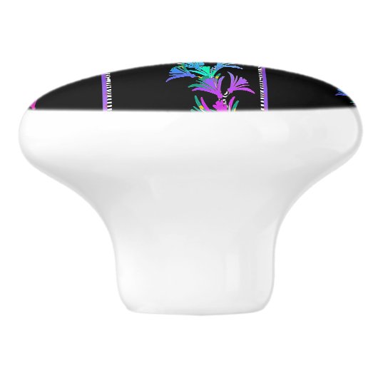 FLÜSSE KERAMIKKNAUF (Seitenansicht)