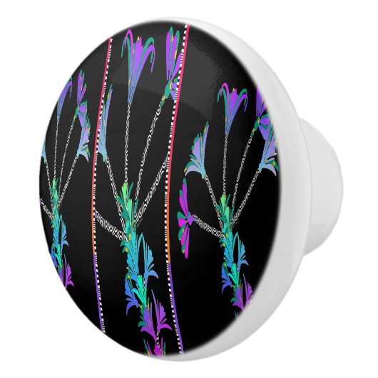 FLÜSSE KERAMIKKNAUF (Rechts)