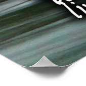 Flüsse lebender Gewässer Inspiration Poster (Ecke)