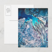 Flüsse Meeres Postkarte (Vorne/Hinten)
