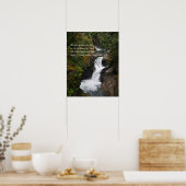 Flüsse mit lebendem Wasser Inspirationswall Poster (Küche)
