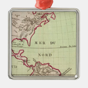 Flüsse und Berge des Amerikas Ornament Aus Metall