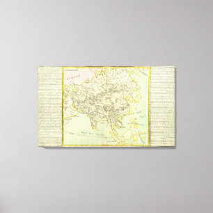 Flüsse und Berge von Asien Leinwanddruck