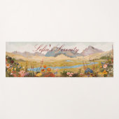 Flüsse und Blume aus naturbelassenen Bergen Yogamatte (Vorderseite (Horizontal))