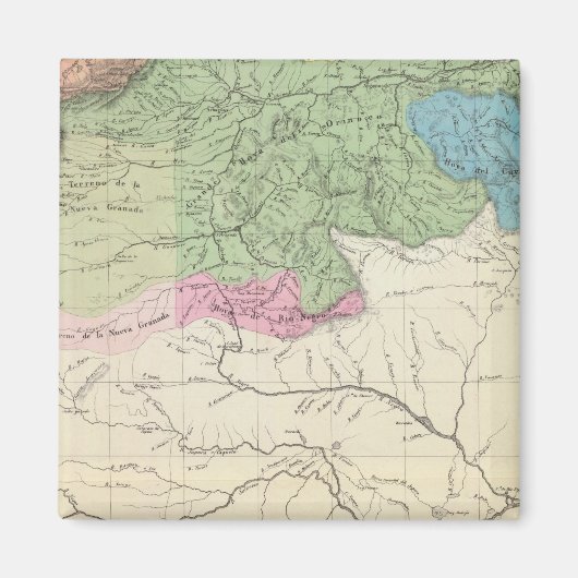 Flüsse und Landwirtschaft in Venezuela Magnet (Vorne)
