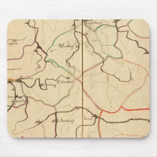 Flüsse und Täler Deutschlands Mousepad (Vorne)