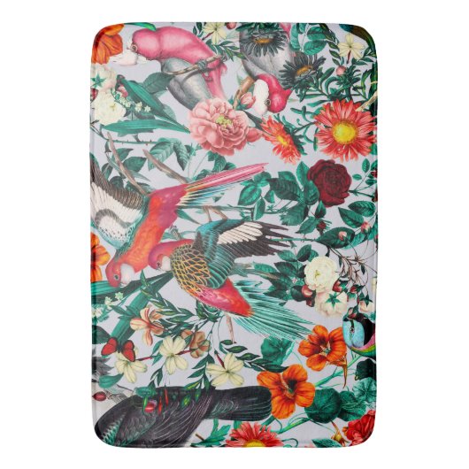 FLÜSSE UND VÖGEL XIV-II BADEMATTE (Vorderseite Vertikal)