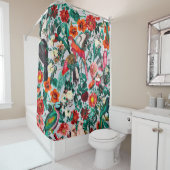 FLÜSSE UND VÖGEL XIV-II DUSCHVORHANG (Beispiel)