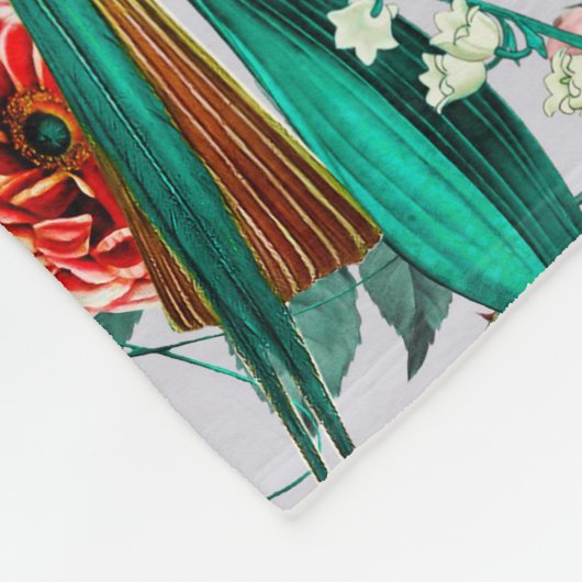 FLÜSSE UND VÖGEL XIV-II FLEECEDECKE (Ecke)