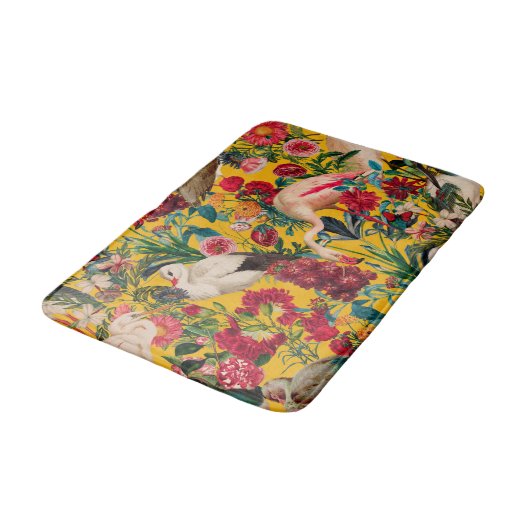 FLÜSSE UND VÖGEL XVIII BADEMATTE (Schrägansicht)