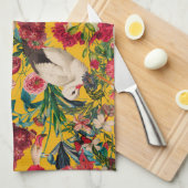 FLÜSSE UND VÖGEL XVIII GESCHIRRTUCH (Viertel Falte)