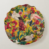 FLÜSSE UND VÖGEL XVIII RUNDES KISSEN (Rückseite)