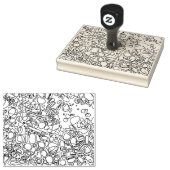 Flussfelsenstruktur Gummistempel (Stempel)