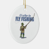 Flussfischerei in Gewässern Keramikornament (Rechts)