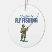 Flussfischerei in Gewässern Keramikornament (Links)