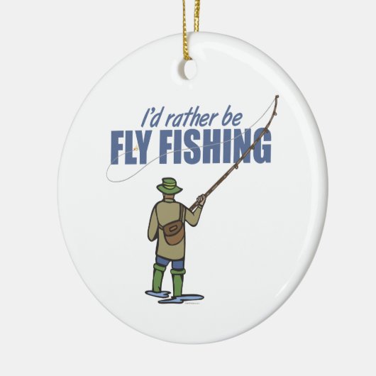 Flussfischerei in Gewässern Keramikornament (Links)