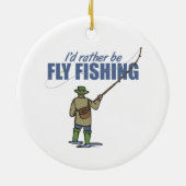 Flussfischerei in Gewässern Keramikornament (Hinten)