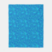 Flussfischskalen Fleecedecke (Vorderseite)