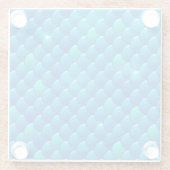 Flussfischskalen Glasuntersetzer (Rückseite)