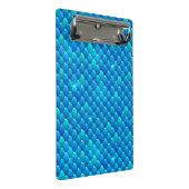 Flussfischskalen Mini Klemmbrett (Schrägansicht)