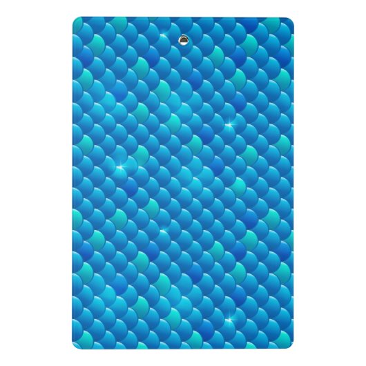 Flussfischskalen Mini Klemmbrett (Rückseite)