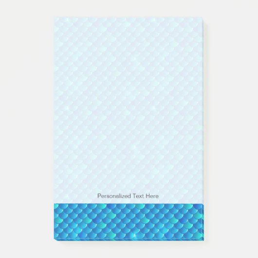 Flussfischskalen Post-it Klebezettel (Vorderseite)