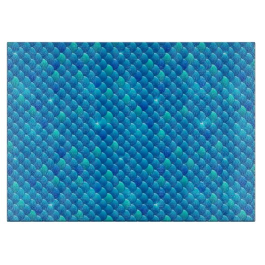 Flussfischskalen Schneidebrett (Vorderseite)