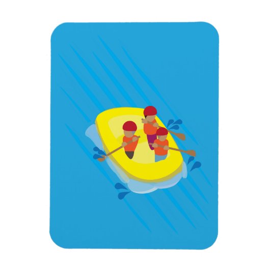 Flussfloßfahren Magnet (Vertikal)