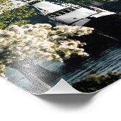 Flussfrühlingszene Fotodruck (Ecke)