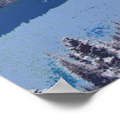 Flussgebirge Poster (Ecke)