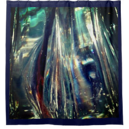 FLUSSGLAS UMGEKEHRT 180 GRAD DUSCHVORHANG