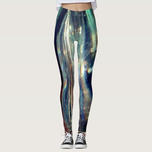 FLUSSGLAS UMGEKEHRT 180 GRAD LEGGINGS (Vorderseite)
