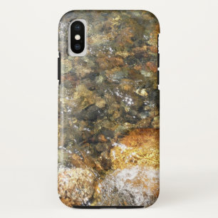 Flussglättete Kiesel Braun und Grau Natürlich Abst Case-Mate iPhone Hülle