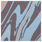 Flüssig Abstraktes blaues Muster Textile Gewebe Stoff (Nahaufnahme)