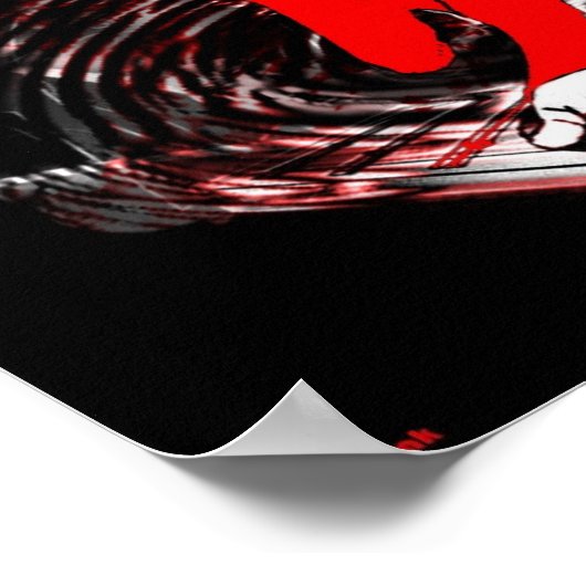 Flüssig-Crunk-Poster Poster (Ecke)