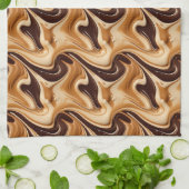 Flüssig gefliestes Muster Geschirrtuch (Gefaltet)