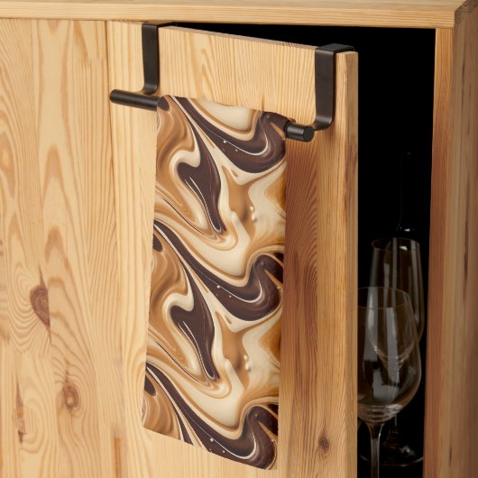 Flüssig gefliestes Muster Geschirrtuch (Drittel gefaltet)