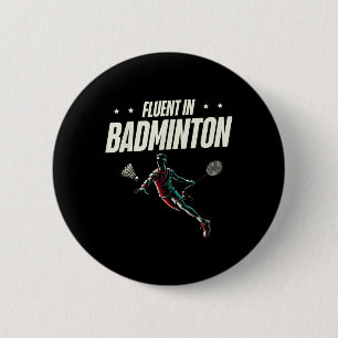 Flüssig im Badminton-Spieler-Shuttle Button