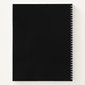 Flüssig in Abstraktion Dark Mode Coding Design Notizblock (Rückseite)