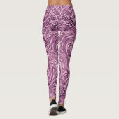 Flüssig rosa Leggings (Rückseite)