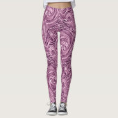 Flüssig rosa Leggings (Vorderseite)