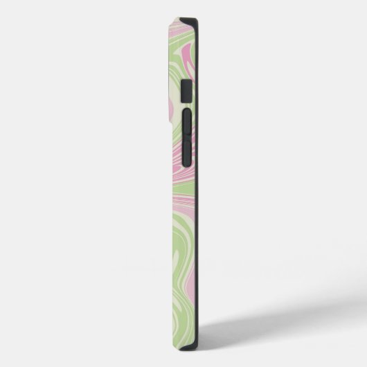 Flüssig-wirbelfarbenes rosa Muster Case-Mate iPhone Hülle (Rückseite / Links)