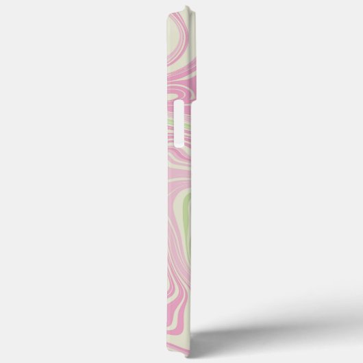 Flüssig-wirbelfarbenes rosa Muster Case-Mate iPhone Hülle (Rückseite / Rechts)